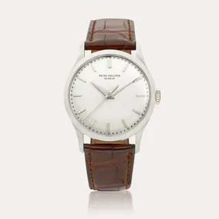 Patek Philippe Calatrava 570 18k white gold Silver