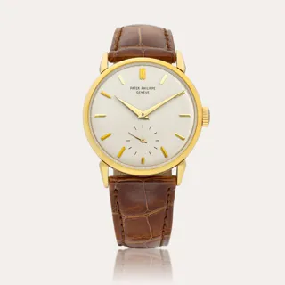 Patek Philippe Calatrava 1578 18k yellow gold Silver