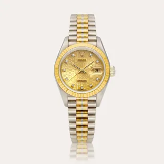 Rolex Lady-Datejust 69179 White gold Golden