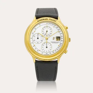 Audemars Piguet Huitième Chronograph 25644 18k yellow gold Silver