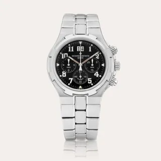 Vacheron Constantin Overseas Chronograph 49140 Stainless steel Black