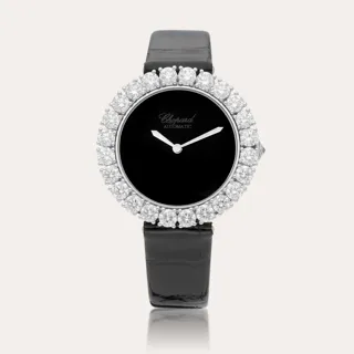 Chopard L'Heure du Diamant 13A419-1008 18k white gold Black