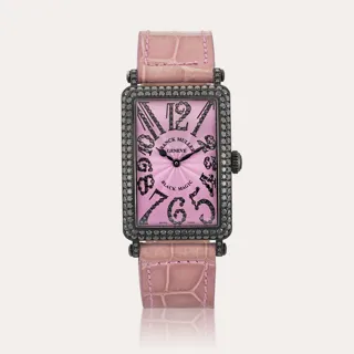 Franck Muller Long Island 952 QZ D 18k white gold Purple