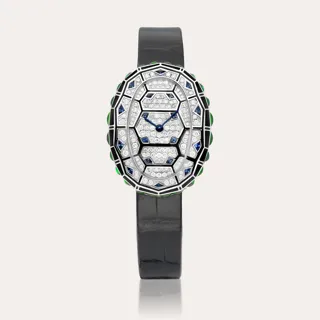 Cartier Baignoire CRWJLI0021 18k white gold