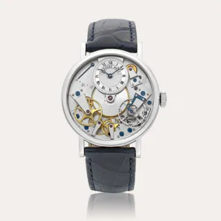 Breguet La Tradition 7027 18k white gold Semi-skeletonized