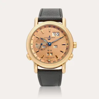 Ulysse Nardin GMT +/- Perpetual 322-88 Rose gold Salmon