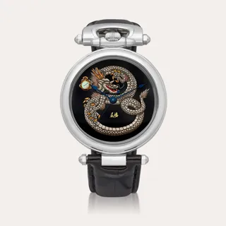 Bovet Fleurier D814 18k white gold Black