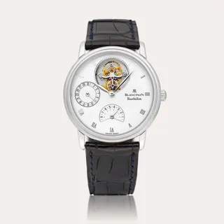 Blancpain Villeret 0023-3427.55 34mm Platinum White