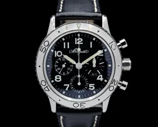 Breguet Type XX Aéronavale 3800ST/92/9W6 Stainless steel Black