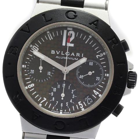 Aluminum Chronograph AC38TA Red/Silver Bvlgari BVLGARI Men's
