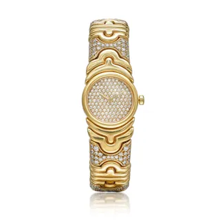 Bulgari Parentesi Diamond and 18k yellow gold