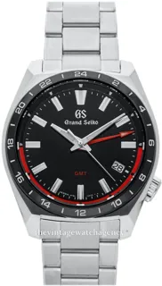 Grand Seiko Sport Collection SBGN019G Brushed/polished steel Black