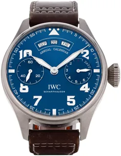 IWC Big Pilot IW502703 White gold Blue