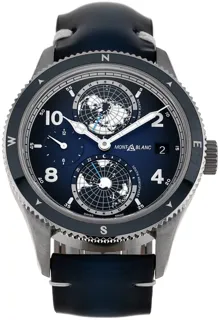 Montblanc 1858 Geosphere 125565 Titanium Blue