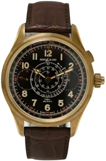 Montblanc 1858 Split Second Chronograph 119910 Bronze and Titanium Black