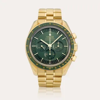 Omega Speedmaster Moonwatch 310.60.42.50.10.001 Moonshine gold Green