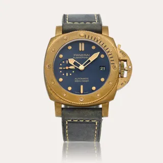 Panerai Submersible PAM01074 Bronze Blue