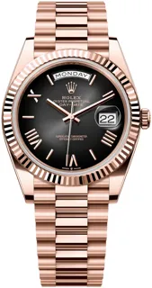 Rolex Day-Date 40 228235 Everose gold Slate Ombre