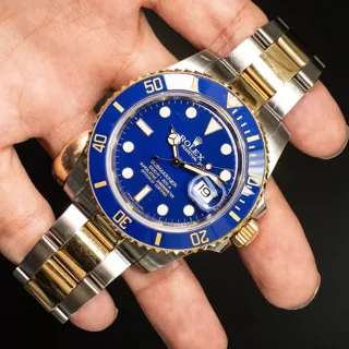 Rolex Submariner 116613LB-0005 Yellow gold and Stainless steel Blue