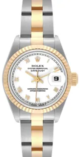 Rolex Lady-Datejust 69173 Stainless steel White