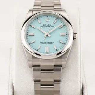 Rolex Oyster Perpetual 126000-0006 Stainless steel Blue