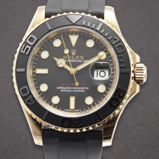 Rolex Yacht-Master 116655-0001 Ceramic and Rose gold Black