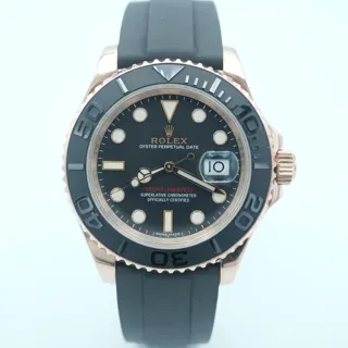 Rolex Yacht-Master 116655-0001 Ceramic and Rose gold Black