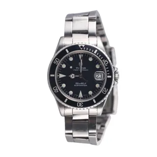 Tudor Submariner 75090 Stainless steel Black