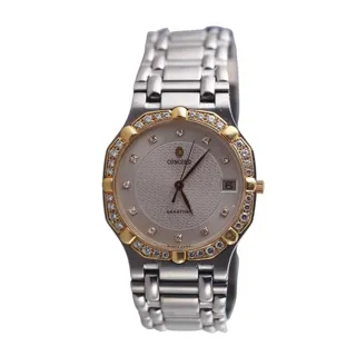 Concord Saratoga 1558237G Stainless steel and 18k yellow gold Silver