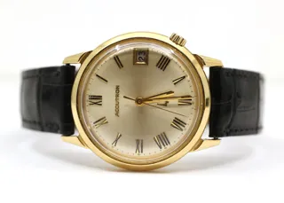 Bulova Accutron 18k yellow gold