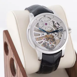 Ulysse Nardin Classic Skeleton Tourbillon 1709-129 Platinum Skeletonized