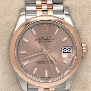 Rolex Datejust 31 278241-0010 Rose gold and Stainless steel Pink