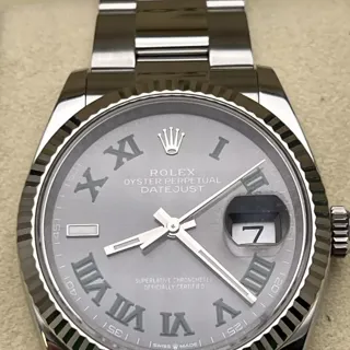 Rolex Datejust 126234-0046 White gold and Stainless steel Slate