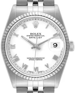 Rolex Datejust 36 16234 Stainless steel White