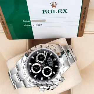 Rolex Daytona 116520-0015 Stainless steel Black