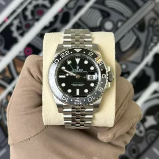 Rolex GMT-Master II 126710GRNR-0003 Stainless steel Black