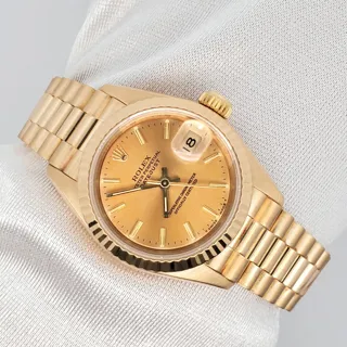 Rolex Lady-Datejust 69178 Yellow gold Champagne