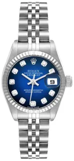 Rolex Lady-Datejust 79174 Stainless steel Blue