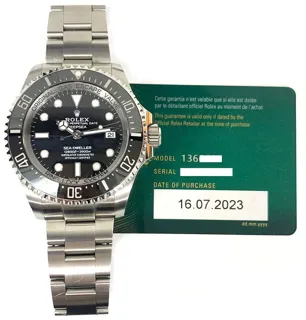 Rolex Sea-Dweller Deepsea 136660-0004 Titanium and Stainless steel Black