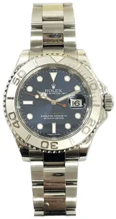 Rolex Yacht-Master 116622-0001 Platinum and Stainless steel Blue