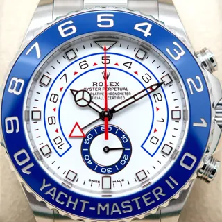 Rolex Yacht-Master II 116680 Stainless steel White