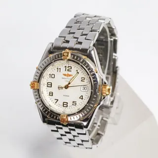 Breitling Windrider B67050 Stainless steel and 18k yellow gold White