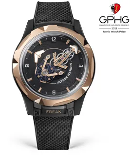 Ulysse Nardin Freak 2405-500-2A/3D Rose gold and Titanium and Black DLC Black