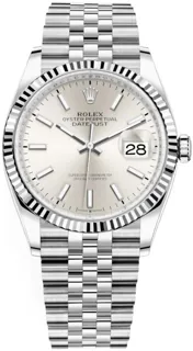 Rolex Datejust 36 126234 Oystersteel Silver