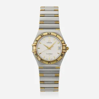 Omega Constellation 1312.23.00 Stainless steel and 18k yellow gold White