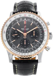 Breitling Navitimer UB0121 Rose gold and Stainless steel Gray