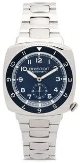 Briston Clubmaster SS25 39mm Stainless steel navy blue