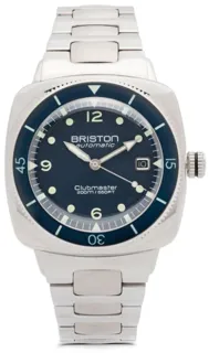 Briston Clubmaster 25603719-17 Stainless steel navy blue