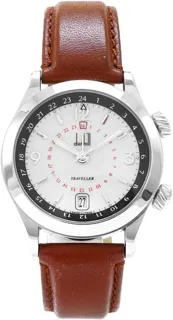 Dunhill Cityscape Traveller GMT 8024 38mm Stainless steel