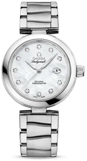 Omega De Ville 425.30.34.20.55.002 Stainless steel White